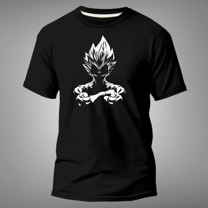 Camisa Masculina Algodão Dragon Ball para Academia | Algodão Confortável | Estampa Geek + Frete Grátis