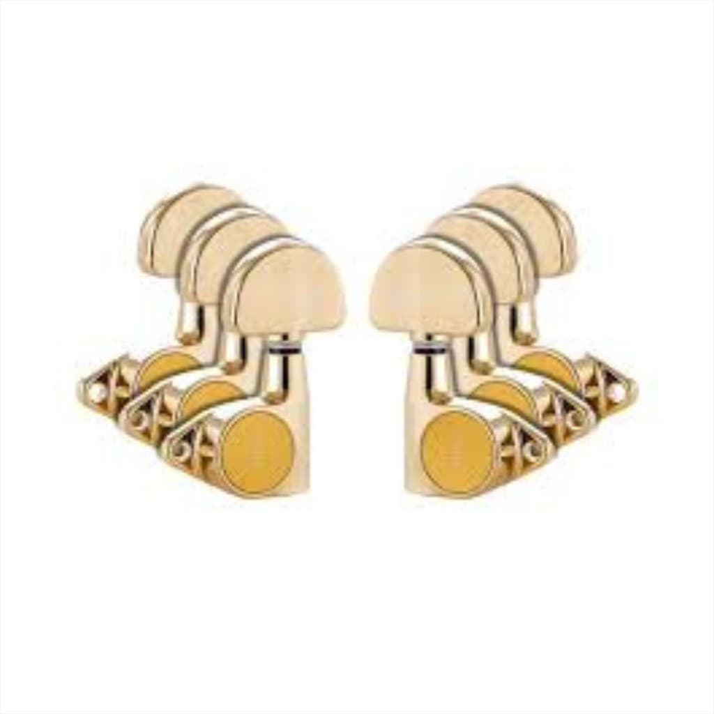 Tarraxa Gotoh Sg301 Dourada 3+3 Violão Precisão De Afginação