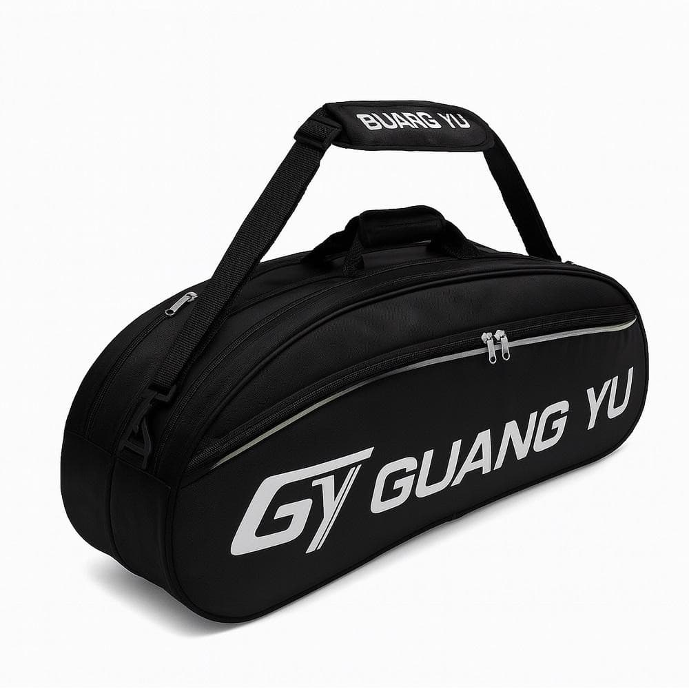 RAQUETEIRA PROFISSIONAL BOLSA RAQUETES BOLSO EXTRA ALCA REGULAVEL TENISTA BEACH TENIS ALCA REGULAVEL REMOVIVEL PRETA PRA