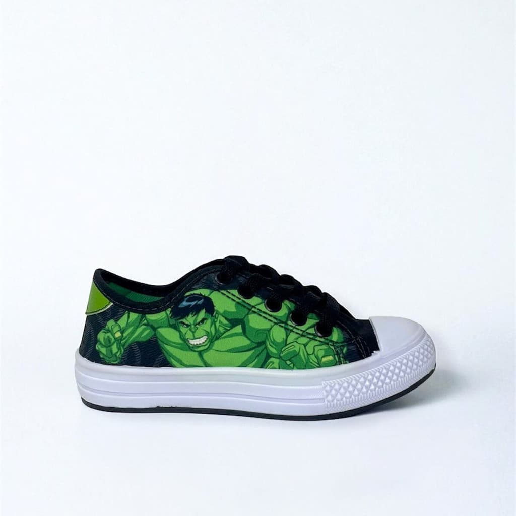 Tenis Infantil Meninos Hulk Casual Conforto Marvel Original