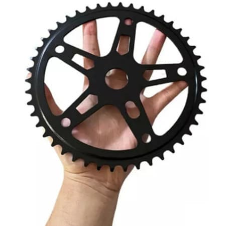 Roda Dentada Coroa Engrenagem Bicicleta 36 Dentes PRETA 2,20mm