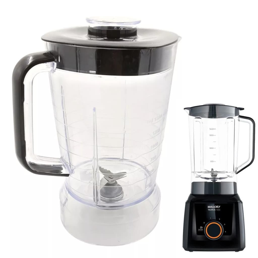 Copo de Liquidificador MALLORY TAURUS 1000 Resistente
