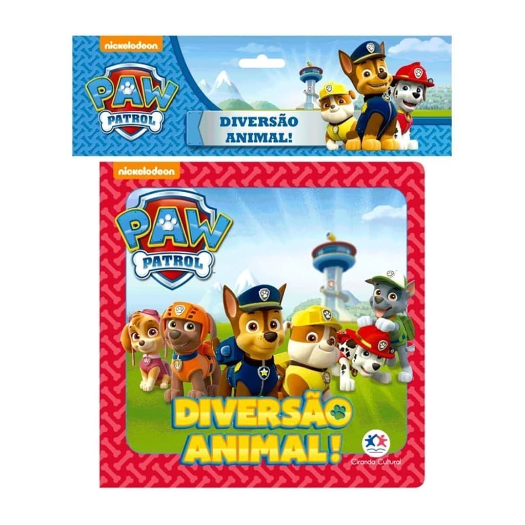 Livro Banho Patrulha Canina - Diversão Animal - Ciranda Cultural