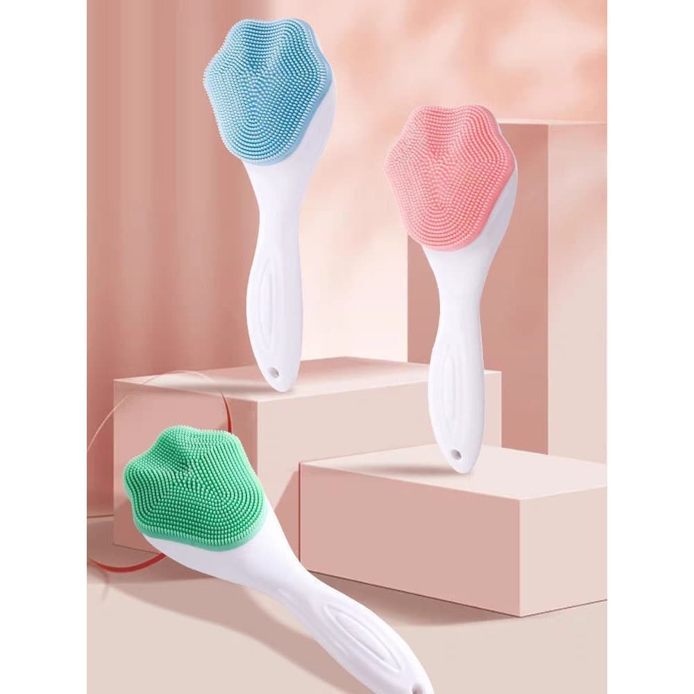 1 PÇ Escova Facial 3D Massagem Limpeza Esfoliação Suave Dia a Dia Skin Care