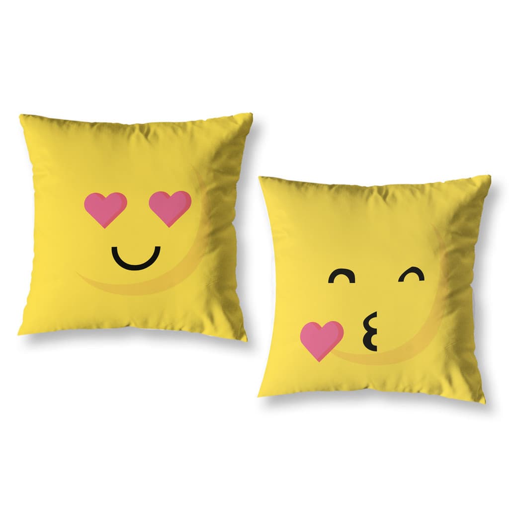 Kit 2 Capas de Almofada Estampadas Infantil para Menina 40cm x 40cm Zíper invisível Decorativa