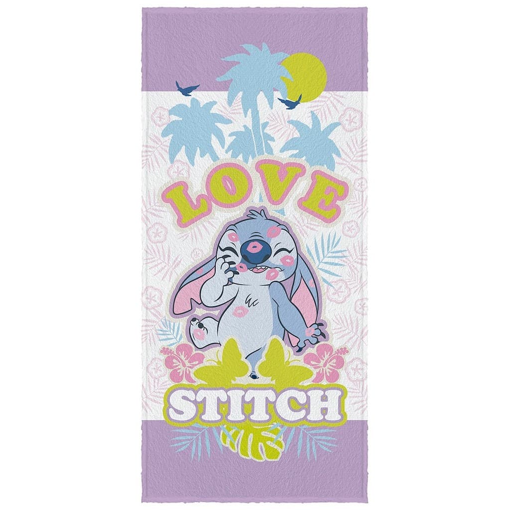 Toalha Felpuda de Banho Stitch 60 cm x 1,20 m Disney Lepper