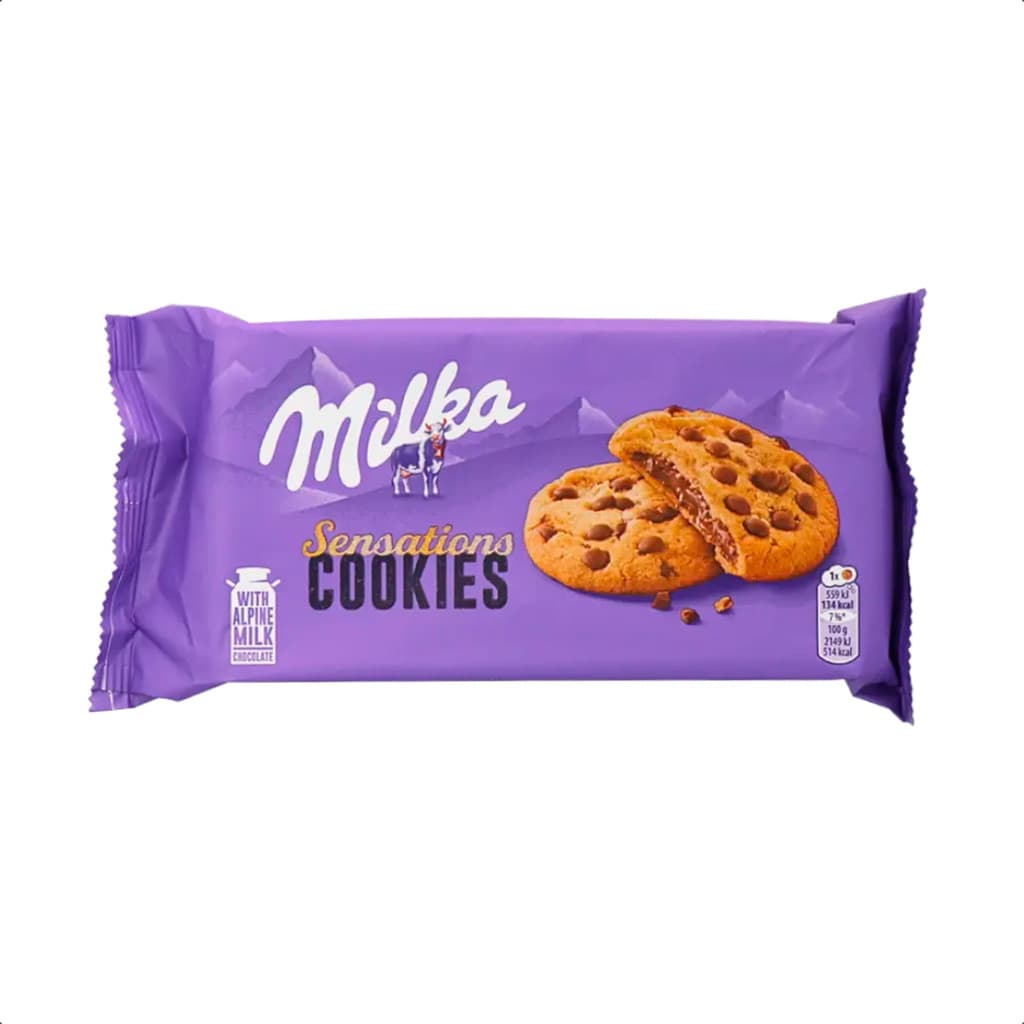 BISC.MILKA COOKIES SENSATIONS 156g