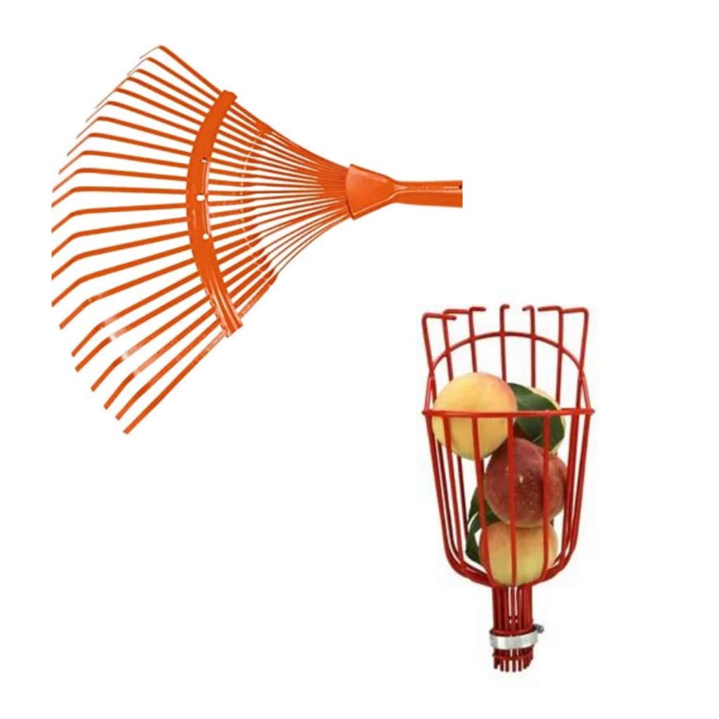 Colhedor de Frutas  Aço S/ Cabo 26cm Apanhador(COLHEDOR E RASTELO SEM CABO)