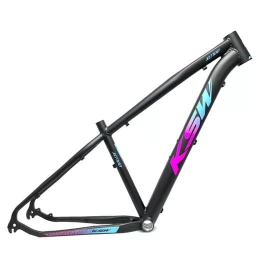 Quadro KSW XLT100 Preto Fosco Azul Rosa