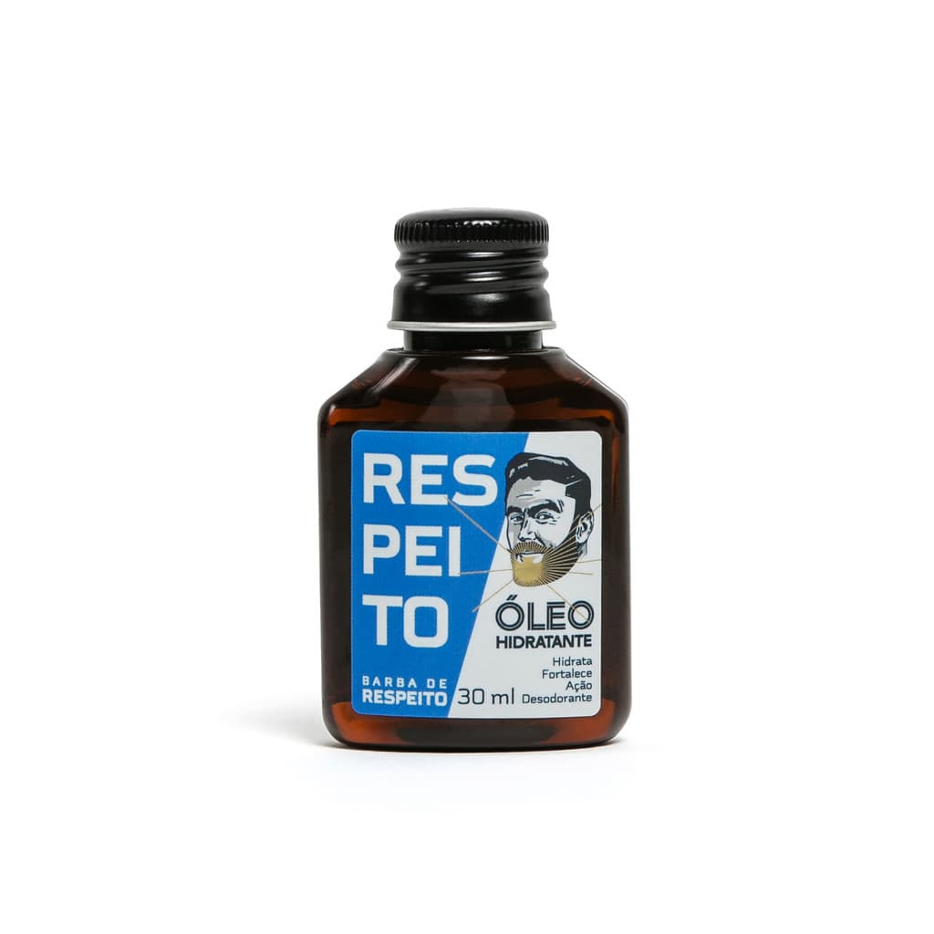 Óleo para Barba Barba de Respeito Hidratação Brilho Maciez Aroma Suave 30ml