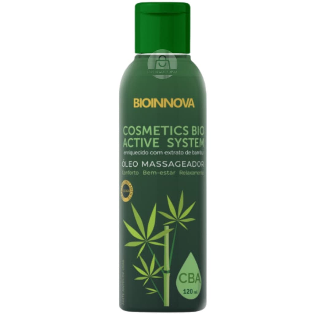 Óleo Massageador CBA Cosmetics Bio Active System 120ml - Nutribelle