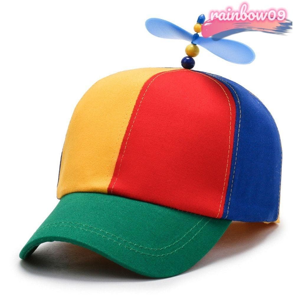 RAINBOW09 Chapéu Snapback , Boné De Basebol Libélula Arco-Íris Hélice De Helicóptero Engraçado
