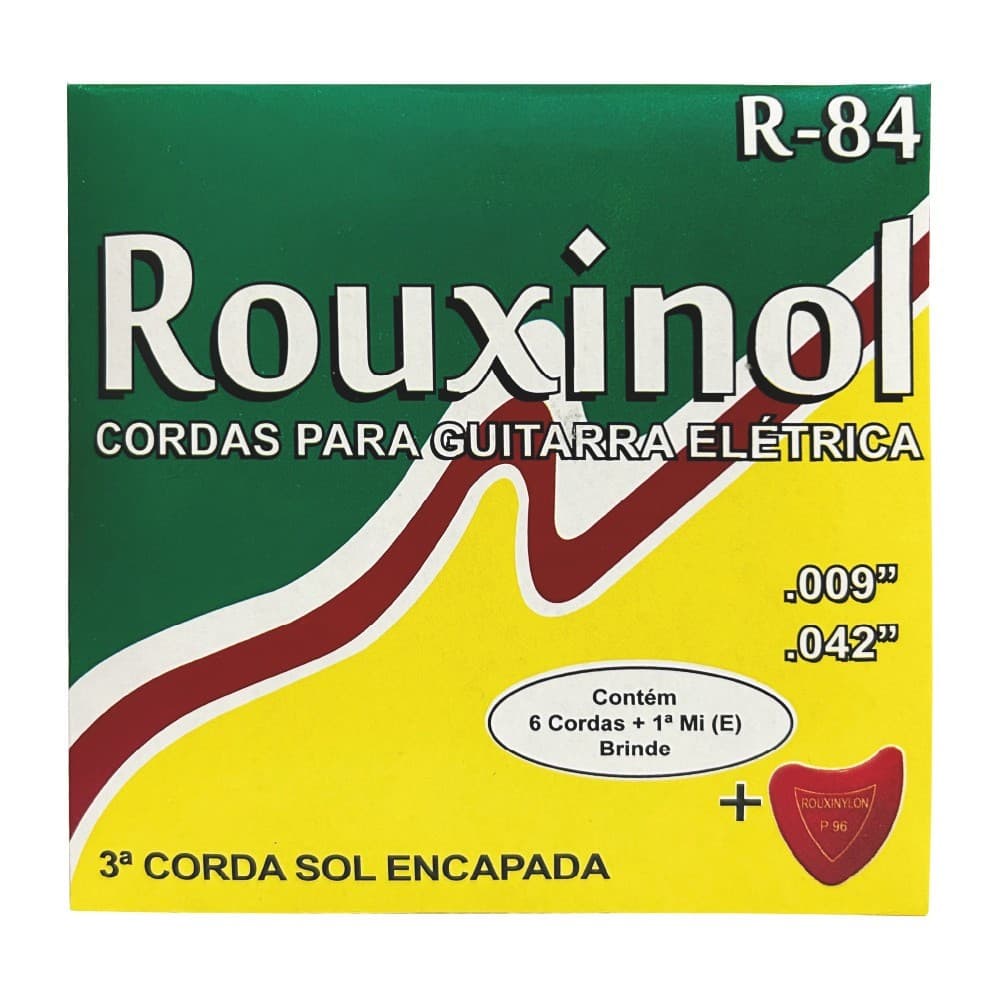 Encordoamento Rouxinol Para Guitarra Elétrica 009/042 R84