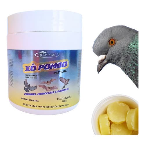 Xô Pombo Espanta Repele Pardais Morcegos Maritacas Pastilhas