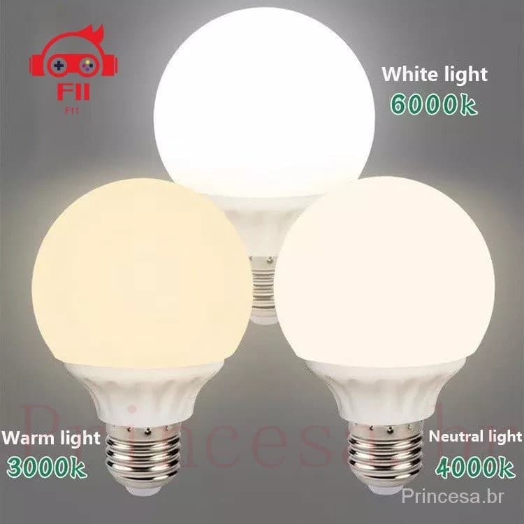[Lâmpada De interface LED Branca E27/Luz Quente/Bola De Dragão natural E27 Luzes De Natal Ao Ar Livre À Prova D'água MMLK