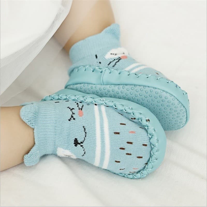 2021 meias de bebê e sola de borracha para bebês recém-nascidos inverno crianças sapatos antiderrapantes solas macias &-