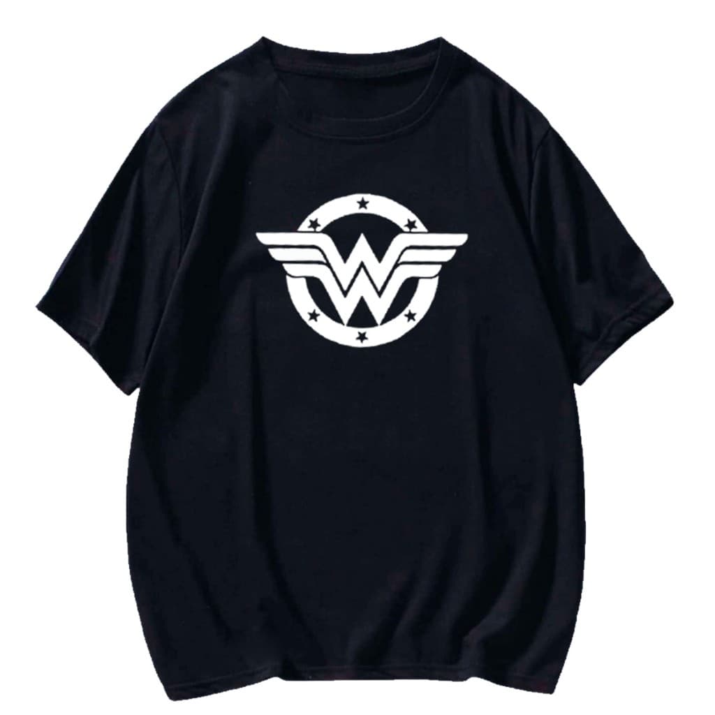 Camiseta Camisa Feminina Streetwear Oversized Mulher Maravilha plus size
