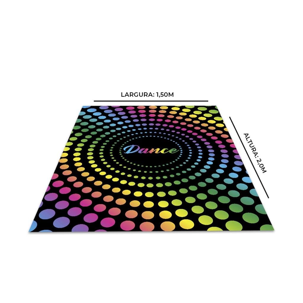 Pista De Danca Dance em lona 1,50 x 2,00m