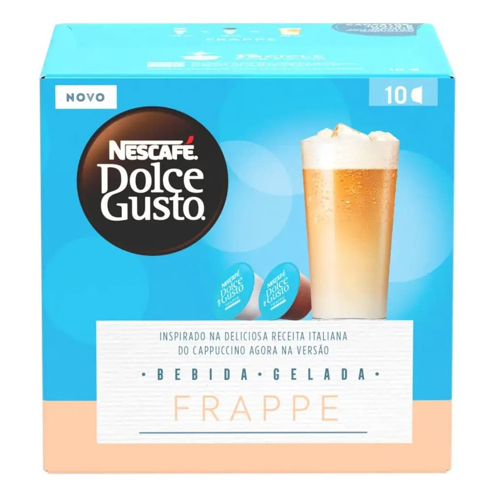 Dolce Gusto Cappuccino Frappe Cápsulas Dolce Gusto Frappe 10 Un - Caixa - 10 - Unidade - 1