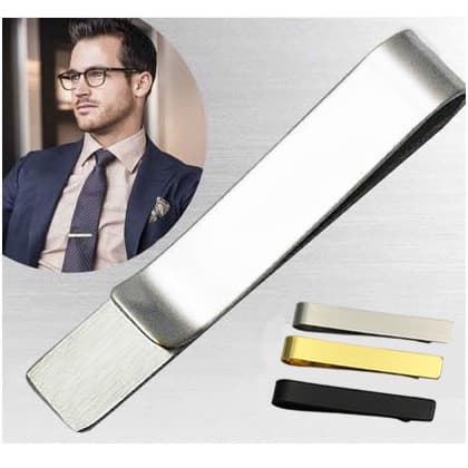 Prendedor De Gravata Masculino Em Aço Inoxidável , Acessórios De Moda