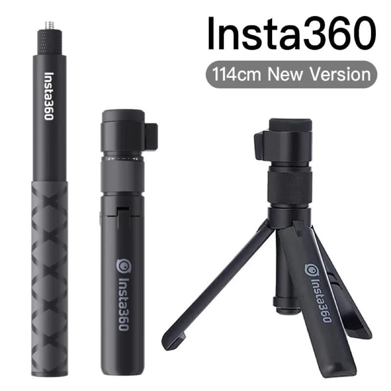 Bullet Time Selfie Stick Para Insta360 x4 DJI Pocket 3 Gopro Universal Liga De Alumínio Extensível Telescópica Pólo Câme