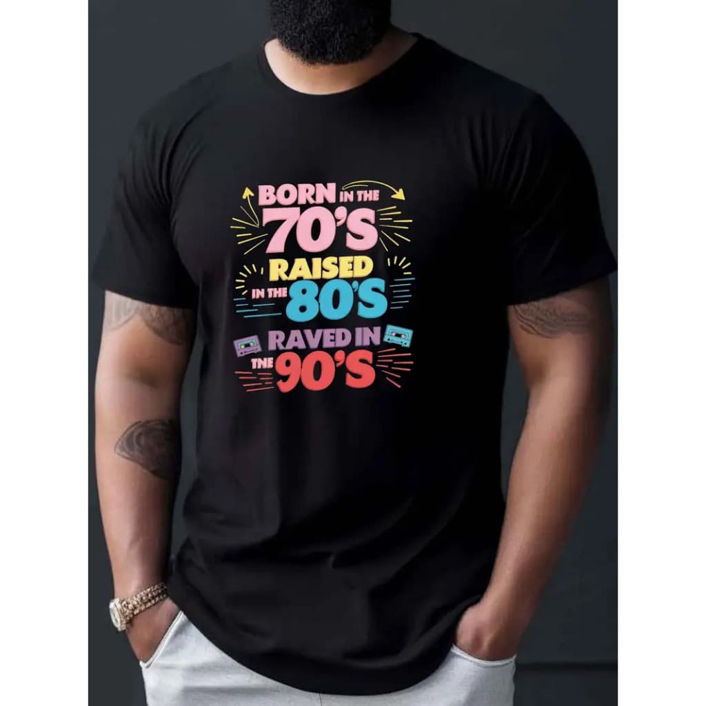 Linda Camiseta Algodão Unissex Festa Anos 70,80,90 Lançamento 2025 Premium Envio Imediato