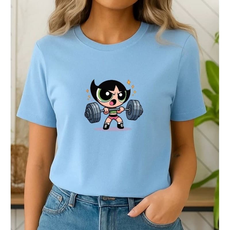 Camisa Academia Treino Algodão Confortável Blusa Docinho Treino Pesado