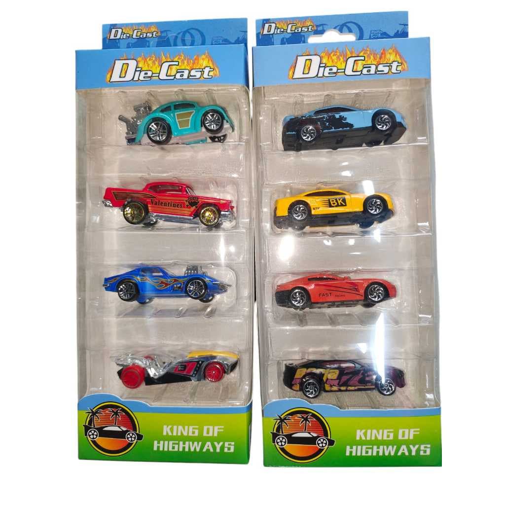 NOVO CARRINHO DE METAL COM 4 CARRINHO ESTILO HOT WHEEL DIECAST (PRECO DE 1 KIT COM 4 CARROS)