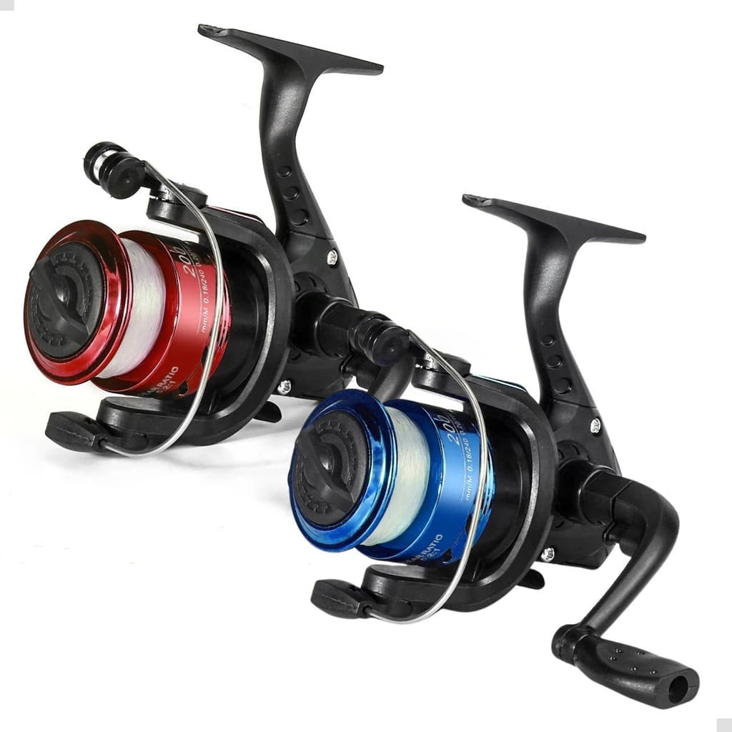 Kit 2 Molinetes Pesca Com Linha Ultra Light Atacado Revenda