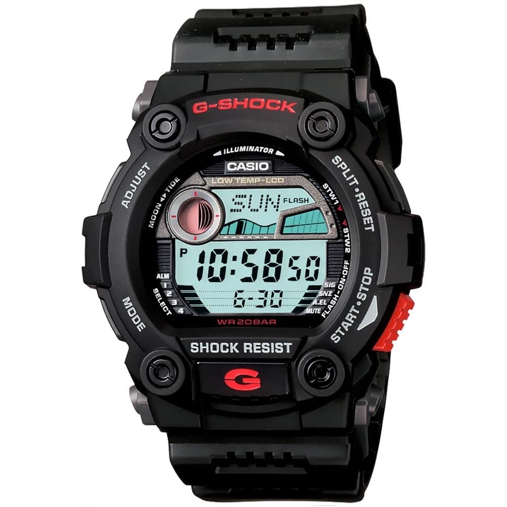 Relógio G-Shock Tábua de Maré G-7900-1DR *G Rescue Preto