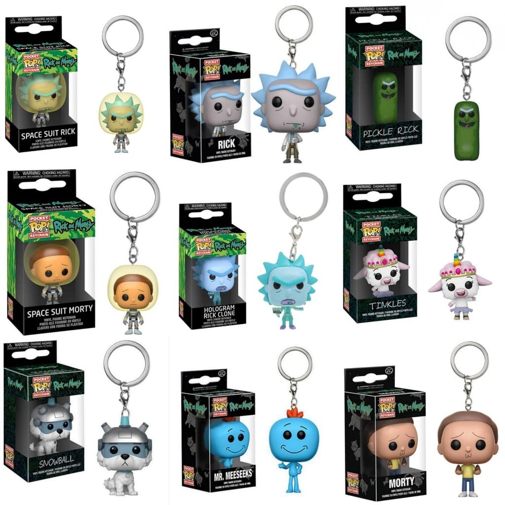 Chaveiro POP do Seriado Rick and Morty ( Vários Modelos )