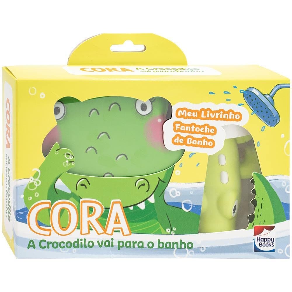 MEU LIVRINHO FANTOCHE DE BANHO: CORA, A CROCODILO