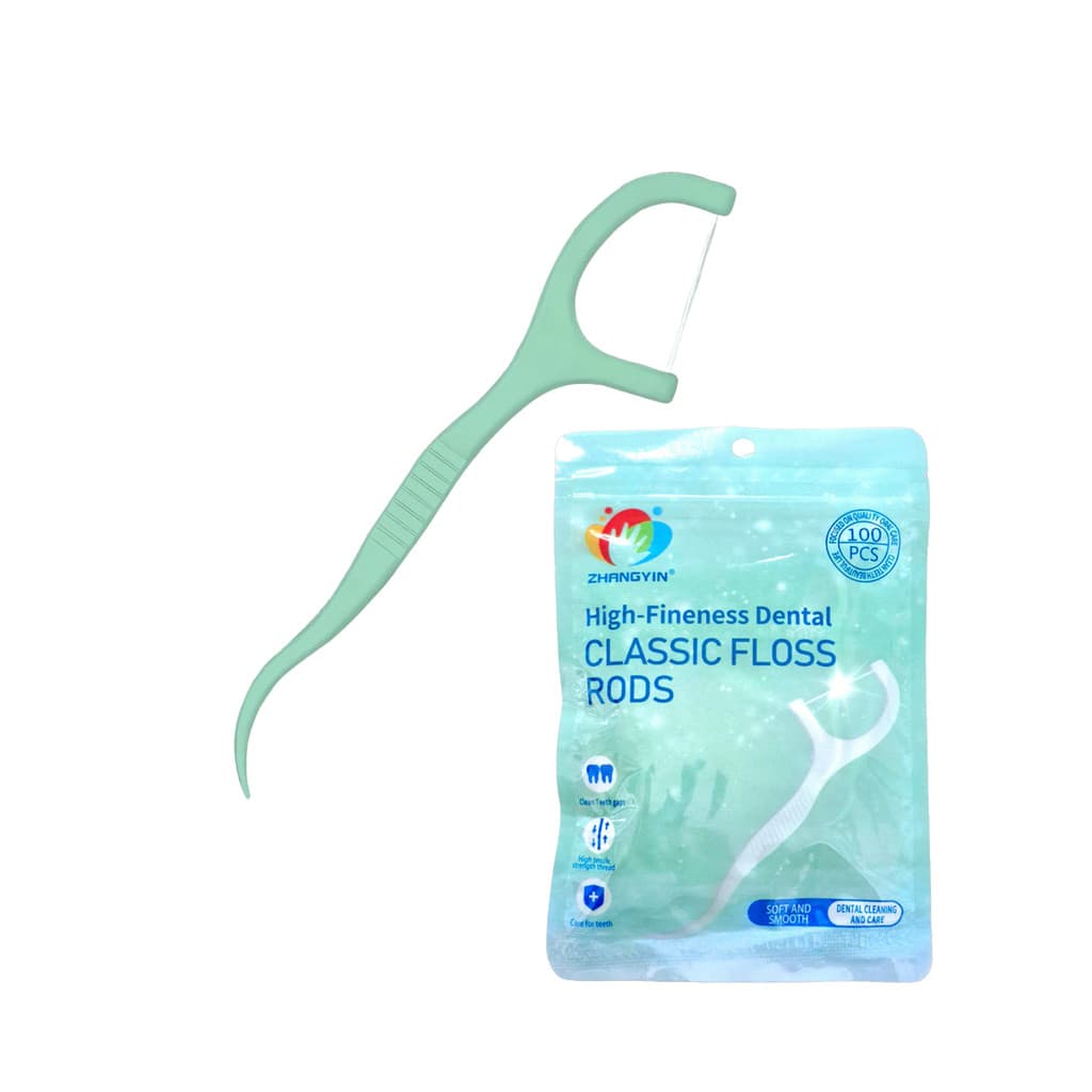 Fio Dental com Hastes (Floss Picks) 100 unidades