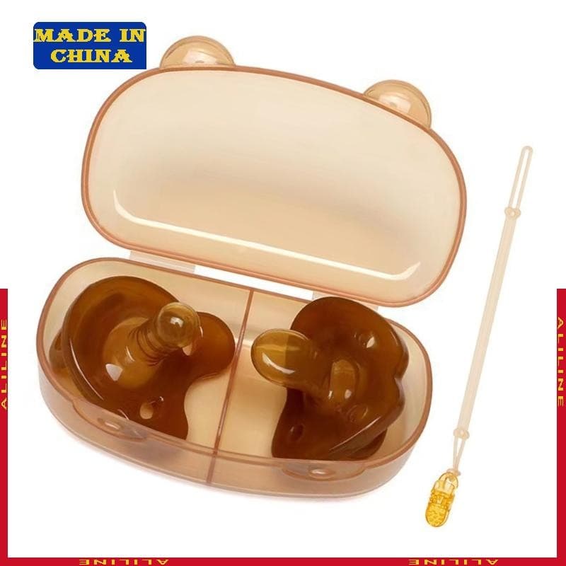 Conjunto Chupeta Infantil Silicone Para Recém-Nascidos 0 A 6 Meses