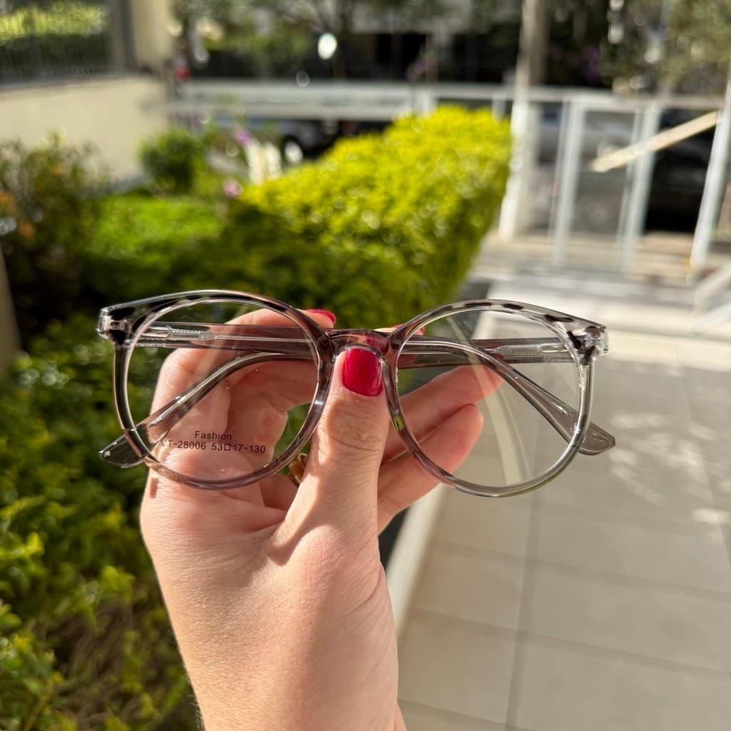 Armação de Grau PACE ONE Onça com Cinza Transparente - Baixa Pace®