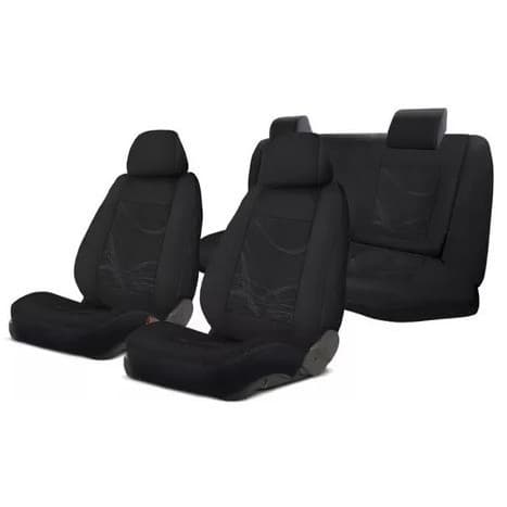 Jogo Capas De Bancos Automotivos Carro Em Tecido Original Grosso Para Nissan Grand Livinia/Livina
