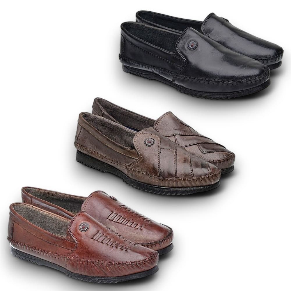 Mocassim Masculino Casual Mega Promoção 100% Couro Legitimo Envio Imediato