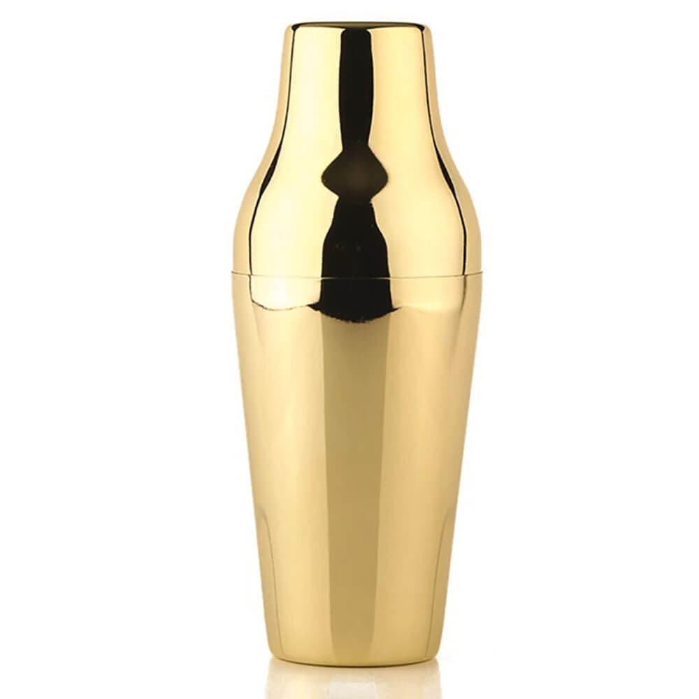 Coqueteleira Paris Em Inox Polido Dourado 650 ml