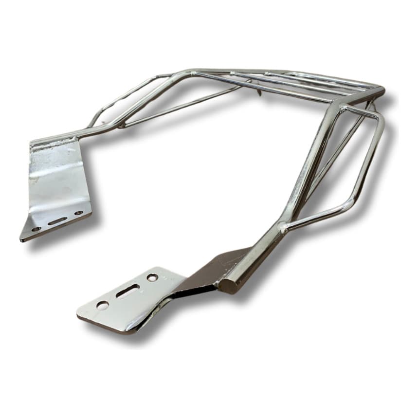 Suporte Bagageiro Com Alça  Maciço Factor 150 125 2016 2022 Baús Moto Aço