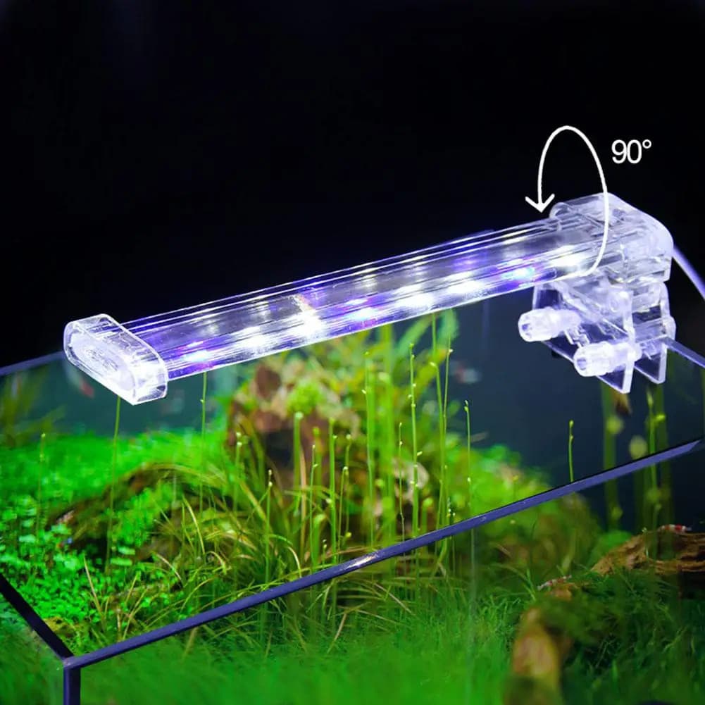 Luz LED Para Aquário , Espectro Completo , Luzes Tanques De Peixes De Pequeno A Médio Porte , Cuidados Com E Plantas