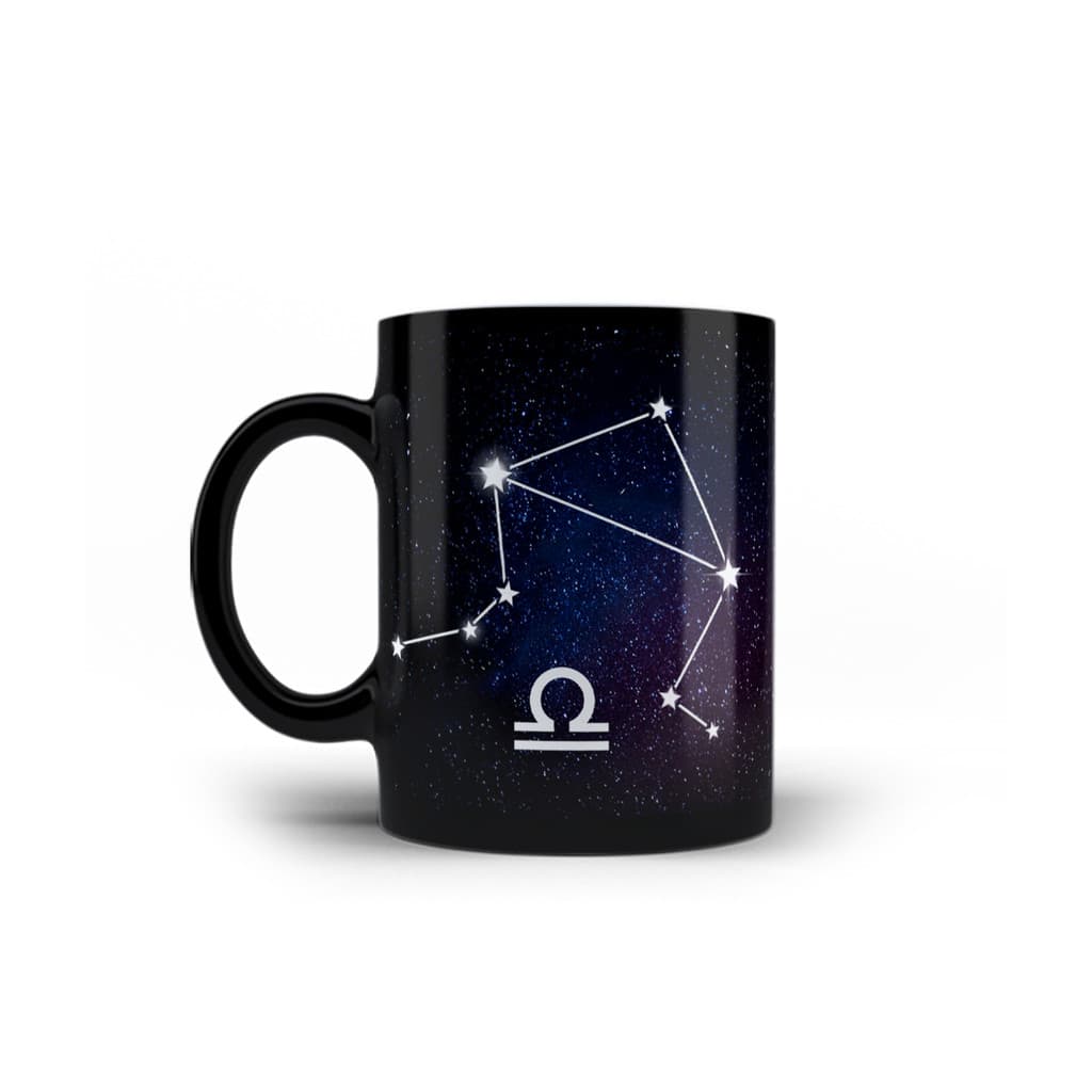 Caneca Signo de Libra Constelação Zodíaco Balança 325mL