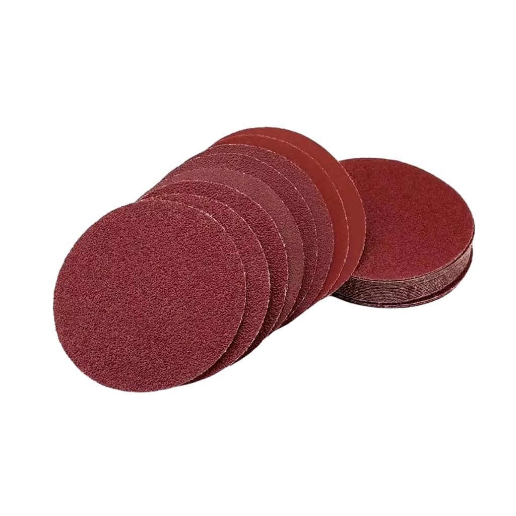 Kit 100 Discos De Lixa 100mm Pluma Sem Furo Tipo Velcro
