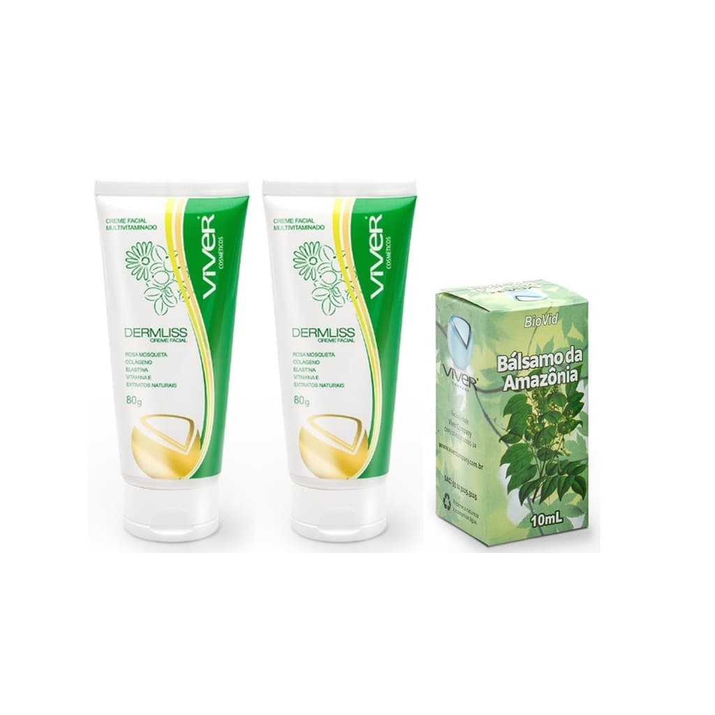 Kit Tratamento de Pele Viver Company 2 Dermliss + Bálsamo