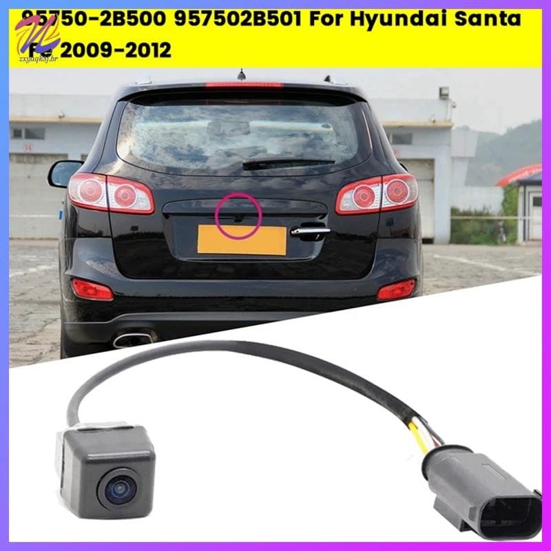 Conjunto De Câmera De Visão Traseira Do Carro 95750-2B500 957502B501 Para Hyundai Santa Fe 2009-2012 Assistência Estacio