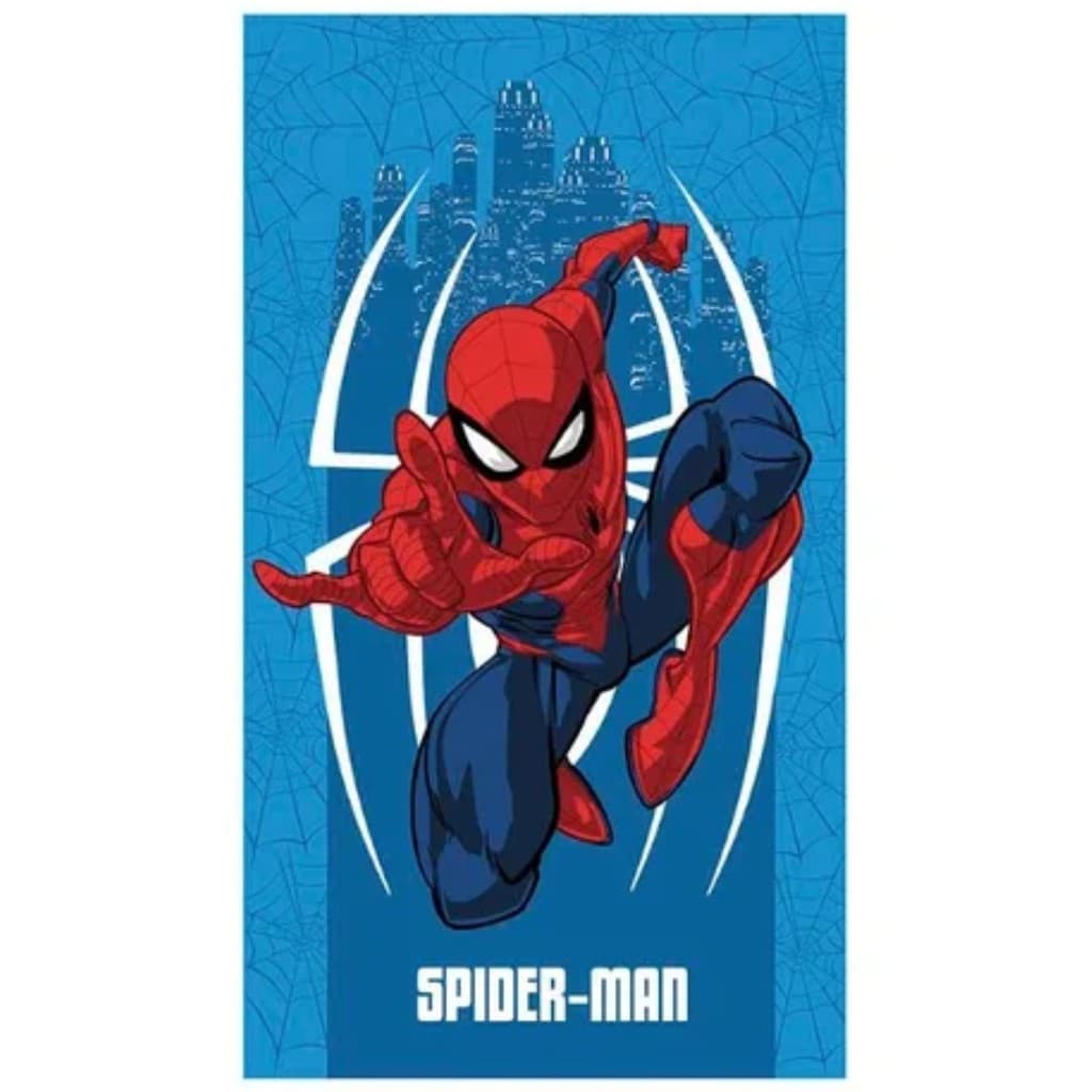 Toalha de Banho Infantil Felpudo Estampado 70cm x 1,15m Spiderman 04