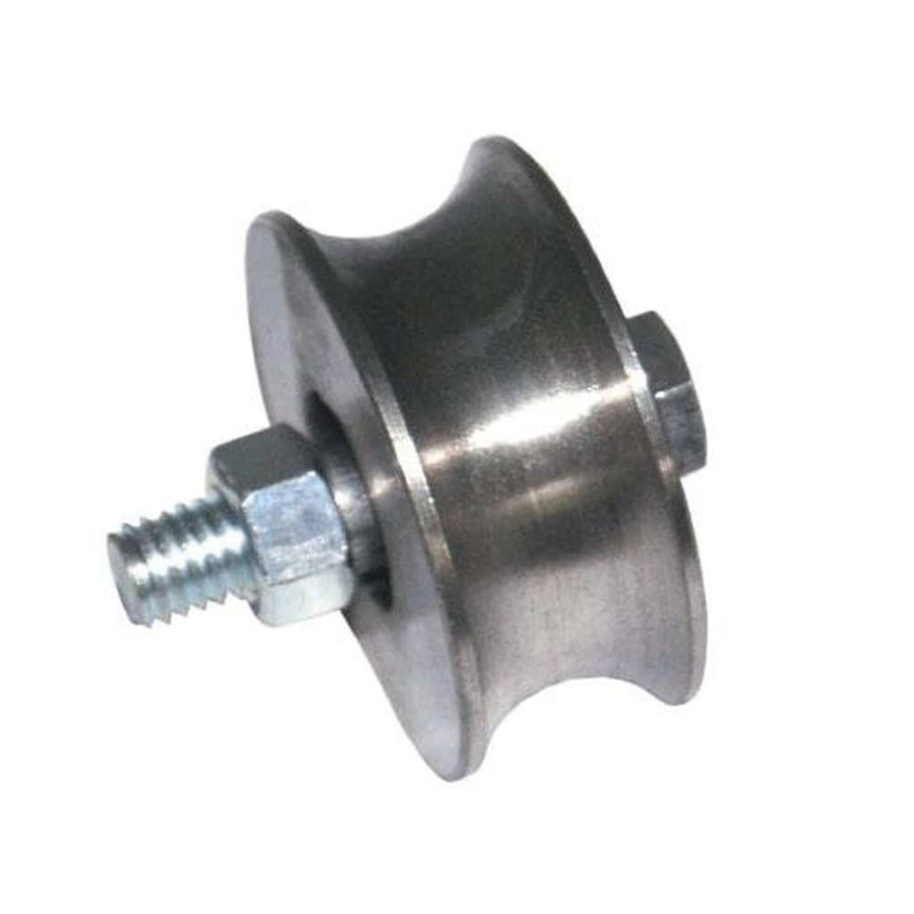 Roldana Ferro Maciça 75mm (3") Cano 1/2" - Uso em Portões - Ferrosul