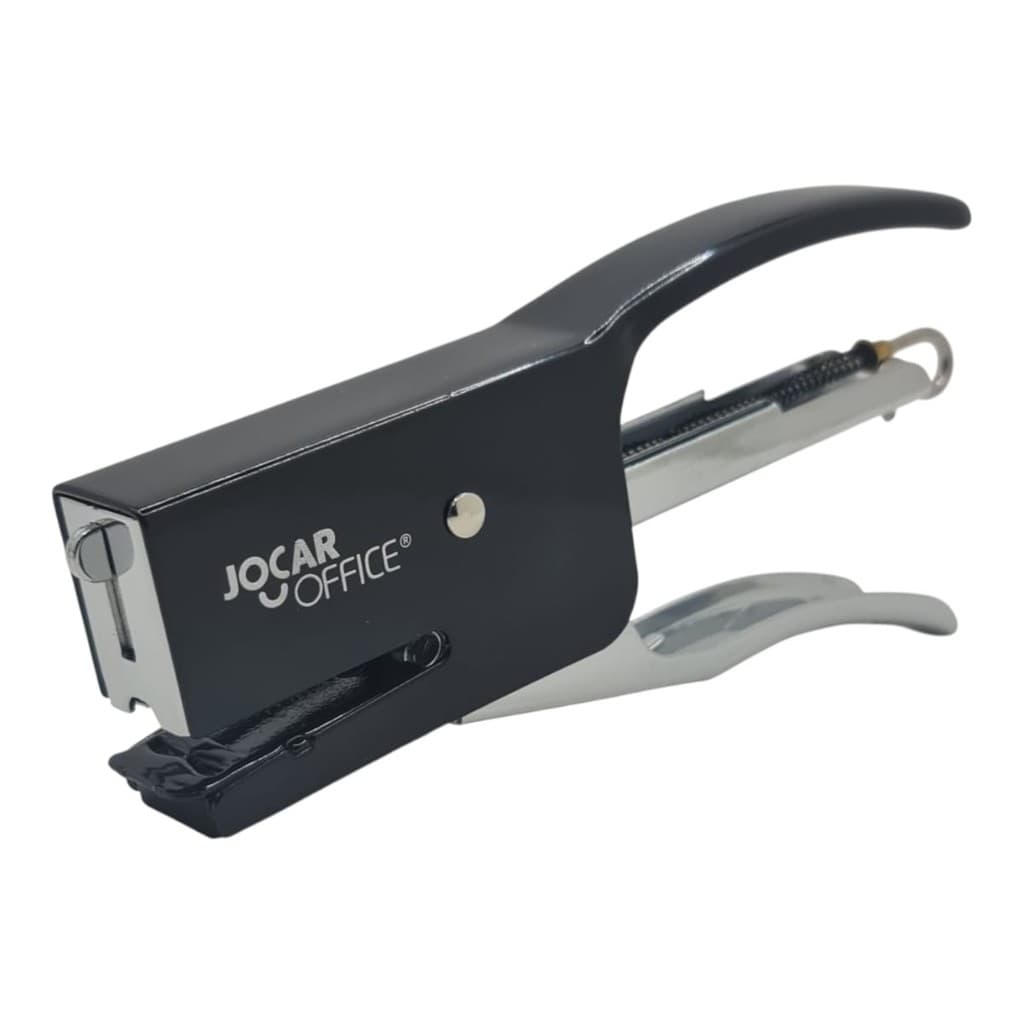 Grampeador Alicate Metal Preto Até 25 Fls Escolar Escritório