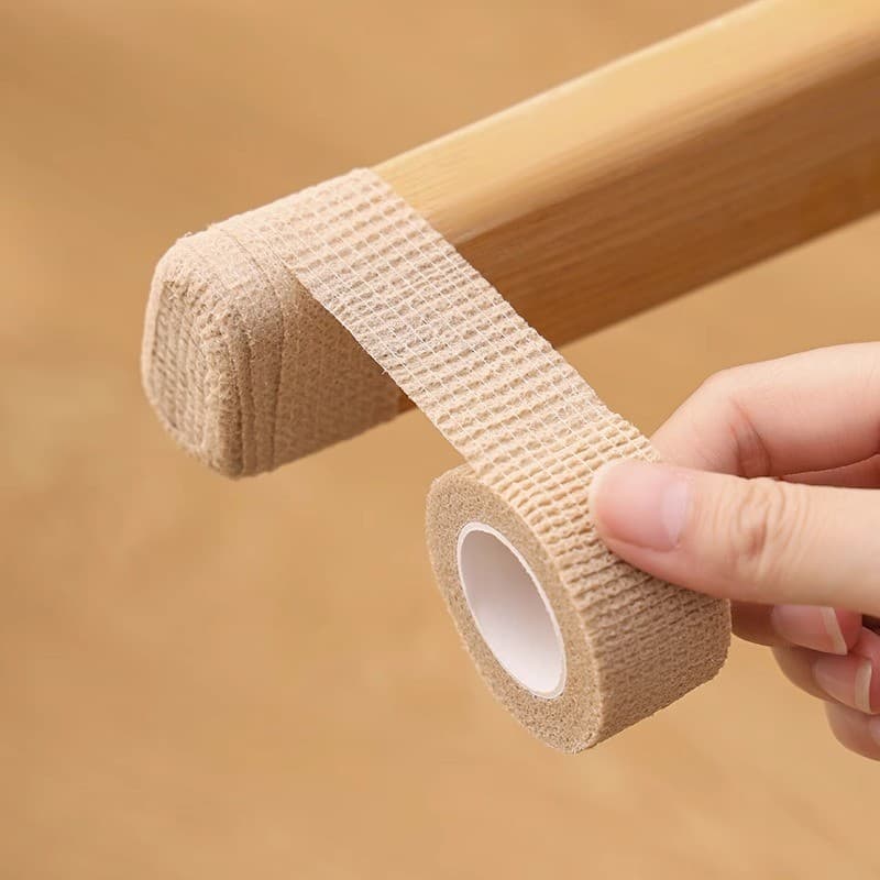 Envoltórios Elásticos Antiderrapantes Para Pernas De Cadeira – Almofadas Autoadesivas Redução De Ruído | Fita De Proteçã