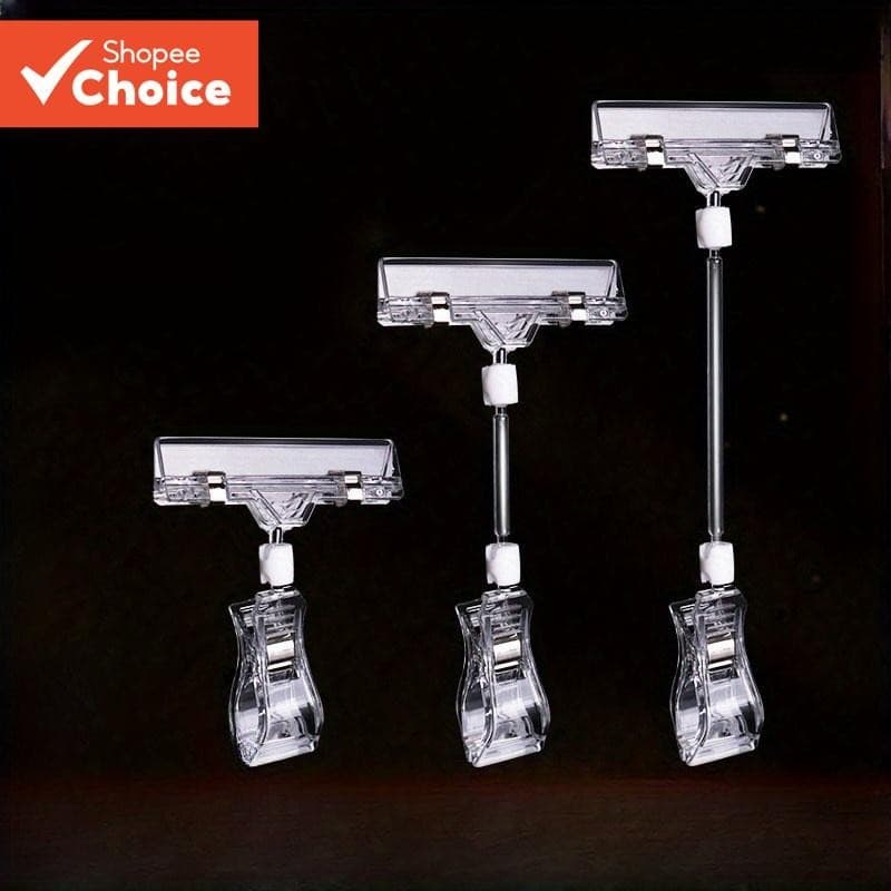 Clipes E Clipe De Tecido Para Costura , Prateleira 3 Peças De Suporte De Etiqueta De Preço , Rack De Exibição De Sinal S