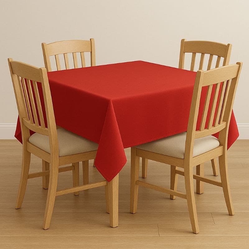 Toalha de Mesa Oxford Lisa Cores Sortidas 4 cadeiras 1,50x1,40 Cozinha Áreas de Lazer Áreas Gourmet
